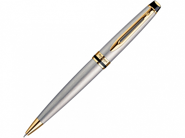 Ручка шариковая «Expert 3 Stainless Steel GT» с логотипом  заказать по выгодной цене в кибермаркете AvroraStore