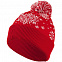 Шапка Snow Fairy, красная с логотипом  заказать по выгодной цене в кибермаркете AvroraStore