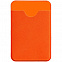 Чехол для карты на телефон Devon, оранжевый с логотипом  заказать по выгодной цене в кибермаркете AvroraStore