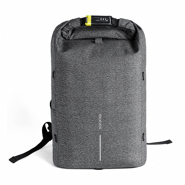Рюкзак Urban с защитой от карманников, серый с логотипом  заказать по выгодной цене в кибермаркете AvroraStore