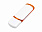 USB 2.0- флешка на 32 Гб с цветными вставками с логотипом  заказать по выгодной цене в кибермаркете AvroraStore