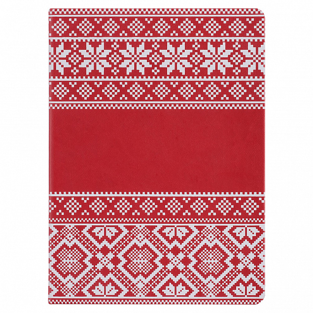 Ежедневник Скандик, недатированный, красный с логотипом  заказать по выгодной цене в кибермаркете AvroraStore