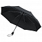 Зонт складной ARE-AOC, черный с логотипом  заказать по выгодной цене в кибермаркете AvroraStore