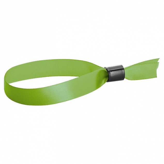 Несъемный браслет Seccur, зеленый с логотипом  заказать по выгодной цене в кибермаркете AvroraStore