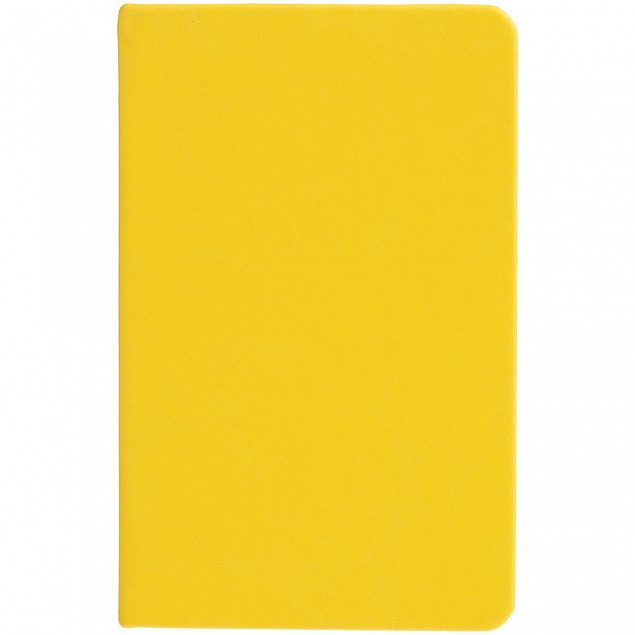 Блокнот Cluster Mini в клетку, желтый с логотипом  заказать по выгодной цене в кибермаркете AvroraStore