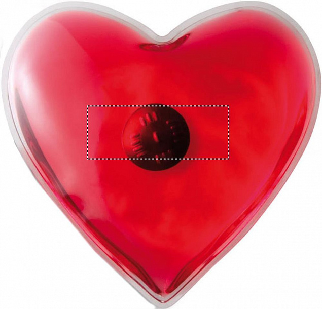 Грелка для рук (сердце) с логотипом  заказать по выгодной цене в кибермаркете AvroraStore