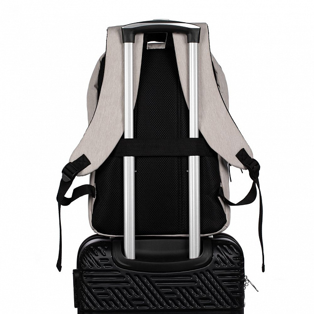 Рюкзак для ноутбука Onefold, светло-серый с логотипом  заказать по выгодной цене в кибермаркете AvroraStore