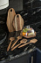 Лопатка деревянная с прорезями Modern Kitchen с логотипом  заказать по выгодной цене в кибермаркете AvroraStore