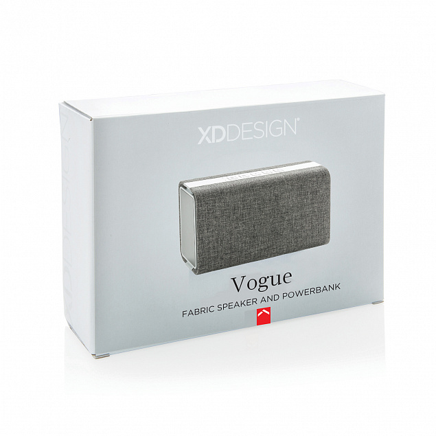 Колонка с зарядным устройством Vogue  с логотипом  заказать по выгодной цене в кибермаркете AvroraStore