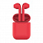 Наушники беспроводные с зарядным боксом TWS AIR SOFT, цвет красный  с логотипом  заказать по выгодной цене в кибермаркете AvroraStore
