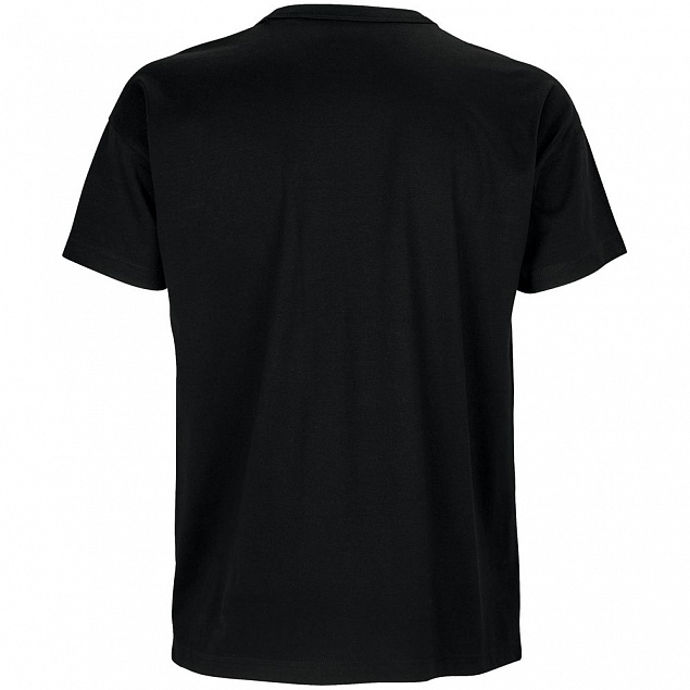 Футболка оверсайз мужская Boxy Men, черная с логотипом  заказать по выгодной цене в кибермаркете AvroraStore