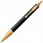 Ручка шариковая Parker IM Premium Black/Gold GT с логотипом  заказать по выгодной цене в кибермаркете AvroraStore