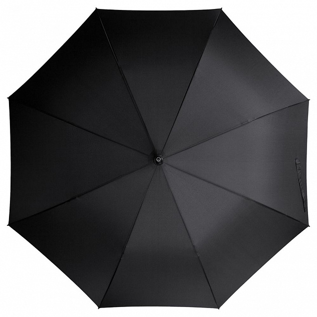 Зонт-трость Unit Classic, черный с логотипом  заказать по выгодной цене в кибермаркете AvroraStore