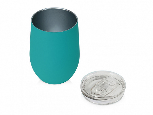 Вакуумная термокружка «Sense Gum», непротекаемая крышка, soft-touch с логотипом  заказать по выгодной цене в кибермаркете AvroraStore