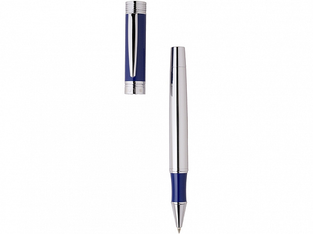 Ручка роллер «Zoom Azur» с логотипом  заказать по выгодной цене в кибермаркете AvroraStore