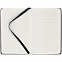 Блокнот Cluster Mini в клетку, черный с логотипом  заказать по выгодной цене в кибермаркете AvroraStore