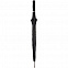 Зонт-трость Alu Golf AC, черный с логотипом  заказать по выгодной цене в кибермаркете AvroraStore