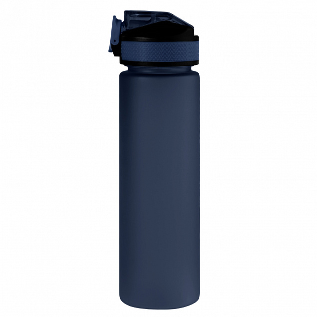 Спортивная бутылка для воды, Flip, 700 ml, синяя с логотипом  заказать по выгодной цене в кибермаркете AvroraStore
