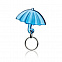 Брелок Rainy, синий с логотипом  заказать по выгодной цене в кибермаркете AvroraStore