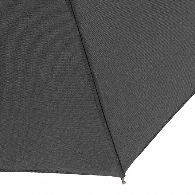 Зонт складной Hit Mini ver.2, серый с логотипом  заказать по выгодной цене в кибермаркете AvroraStore