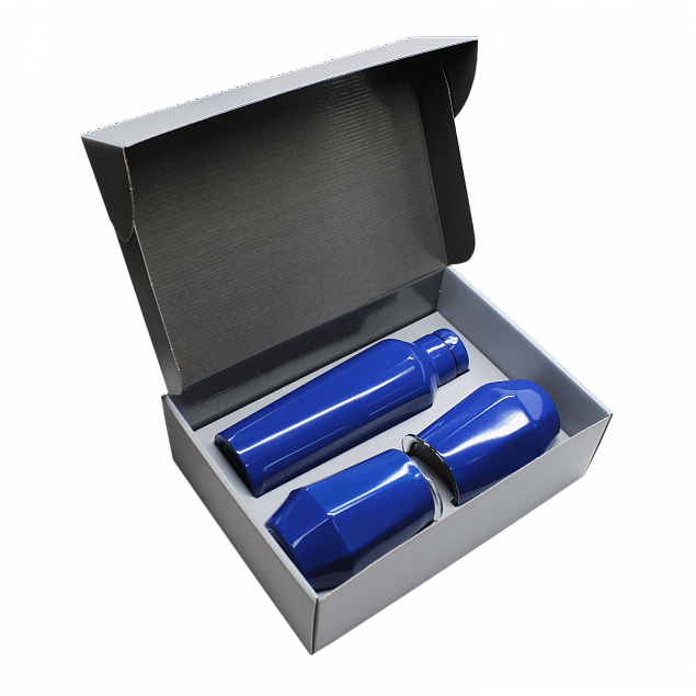 Набор Edge Box E2 grey (синий) с логотипом  заказать по выгодной цене в кибермаркете AvroraStore