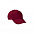 Бейсболка PROMOTION, гранат красного дерева с логотипом  заказать по выгодной цене в кибермаркете AvroraStore