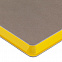 Ежедневник Flexpen, недатированный, серебристо-желтый с логотипом  заказать по выгодной цене в кибермаркете AvroraStore