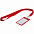 Карман для бейджа с лентой Staff, серый с логотипом  заказать по выгодной цене в кибермаркете AvroraStore