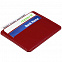 Чехол для карточек Nebraska, красный с логотипом  заказать по выгодной цене в кибермаркете AvroraStore