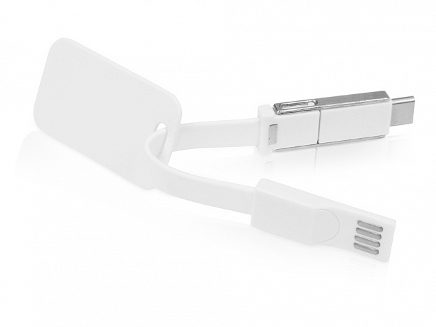 Зарядный кабель Charge-it 3 в 1 с логотипом  заказать по выгодной цене в кибермаркете AvroraStore