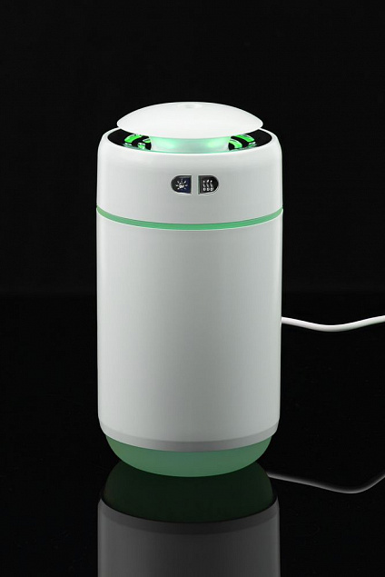 Настольный увлажнитель воздуха с подсветкой DH07, белый с логотипом  заказать по выгодной цене в кибермаркете AvroraStore