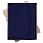 Набор Stripes: шарф и шапка, темно-синий с логотипом  заказать по выгодной цене в кибермаркете AvroraStore