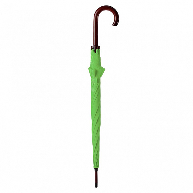 Зонт-трость Standard, зеленое яблоко с логотипом  заказать по выгодной цене в кибермаркете AvroraStore