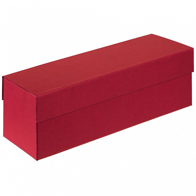 Коробка под бутылку Color Jacket, красная с логотипом  заказать по выгодной цене в кибермаркете AvroraStore