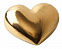 Фарфоровое сердце Golden Heart с логотипом  заказать по выгодной цене в кибермаркете AvroraStore