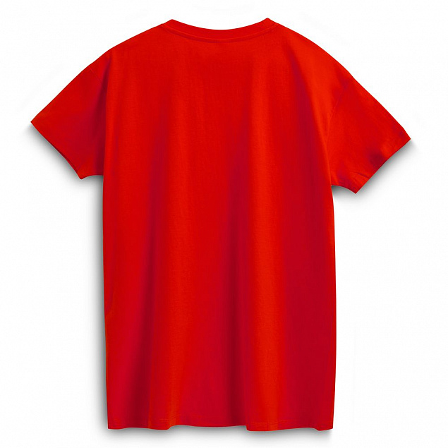 Футболка IMPERIAL 190, красная с логотипом  заказать по выгодной цене в кибермаркете AvroraStore