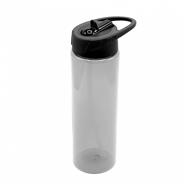 Пластиковая бутылка Mystik - Черный AA с логотипом  заказать по выгодной цене в кибермаркете AvroraStore