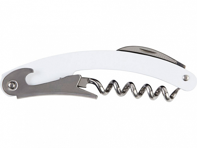 Складной нож Nordkapp, белый с логотипом  заказать по выгодной цене в кибермаркете AvroraStore