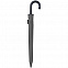 Зонт-трость Ella, серый с логотипом  заказать по выгодной цене в кибермаркете AvroraStore