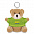 Медведь плюшевый на брелоке с логотипом  заказать по выгодной цене в кибермаркете AvroraStore