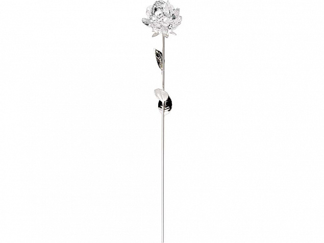 Серебряная роза с логотипом  заказать по выгодной цене в кибермаркете AvroraStore