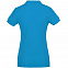 Рубашка поло женская Virma Premium Lady, бирюзовая с логотипом  заказать по выгодной цене в кибермаркете AvroraStore