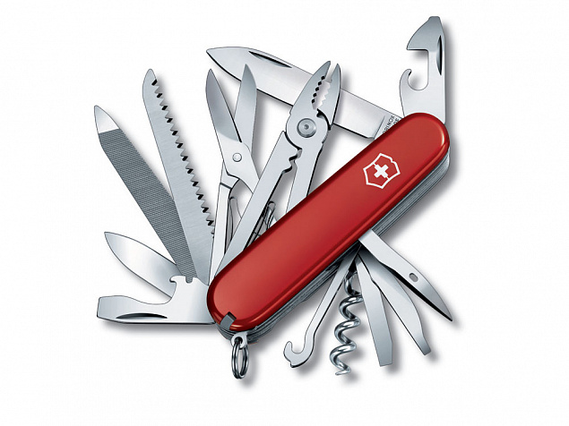 Нож перочинный «Handyman», 91 мм, 24 функции с логотипом  заказать по выгодной цене в кибермаркете AvroraStore