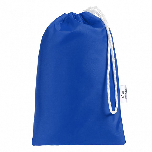 Дождевик «Иссиня-трезв», ярко-синий с логотипом  заказать по выгодной цене в кибермаркете AvroraStore