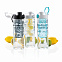 Герметичная бутылка для воды с контейнером для фруктов Honeycomb, бирюзовый с логотипом  заказать по выгодной цене в кибермаркете AvroraStore