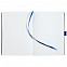 Ежедневник Tone недатированный, черный с синим с логотипом  заказать по выгодной цене в кибермаркете AvroraStore