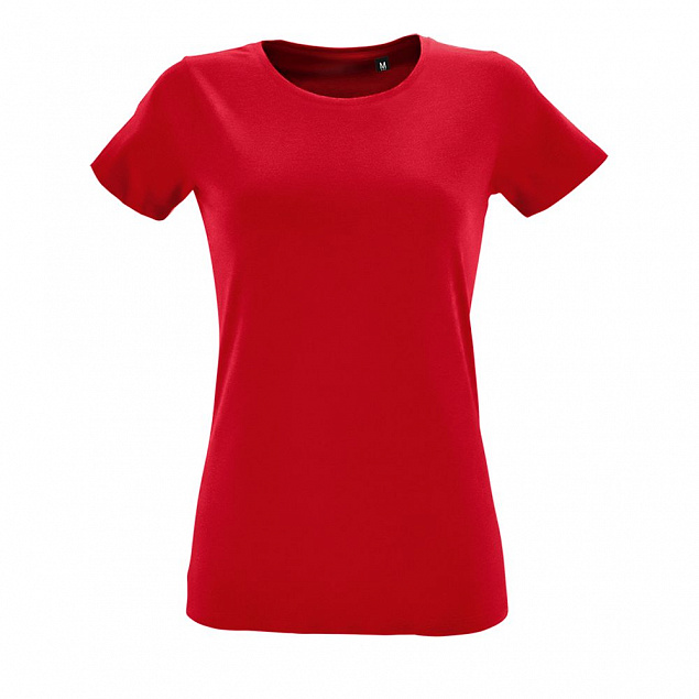 Футболка женская Regent Fit Women, красная с логотипом  заказать по выгодной цене в кибермаркете AvroraStore