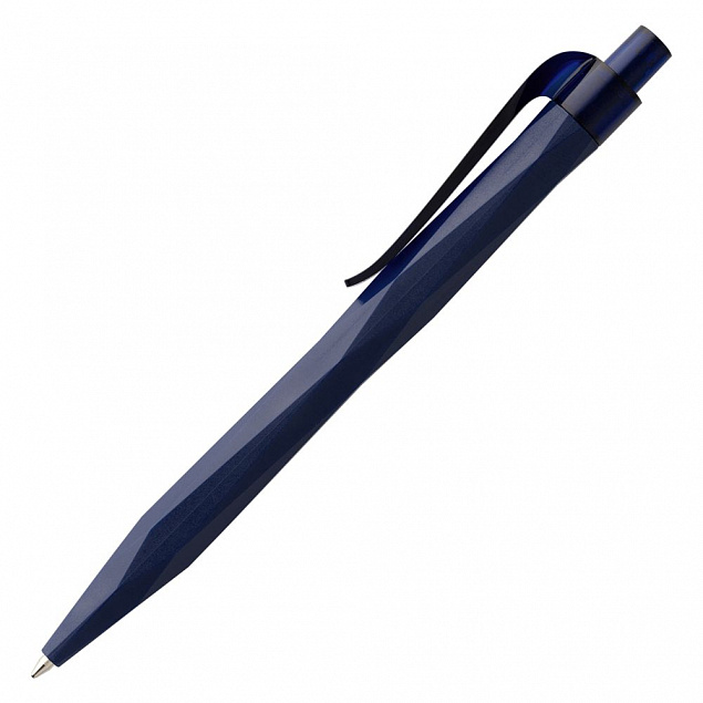 Ручка шариковая Prodir QS20 PMT-T, синяя с логотипом  заказать по выгодной цене в кибермаркете AvroraStore