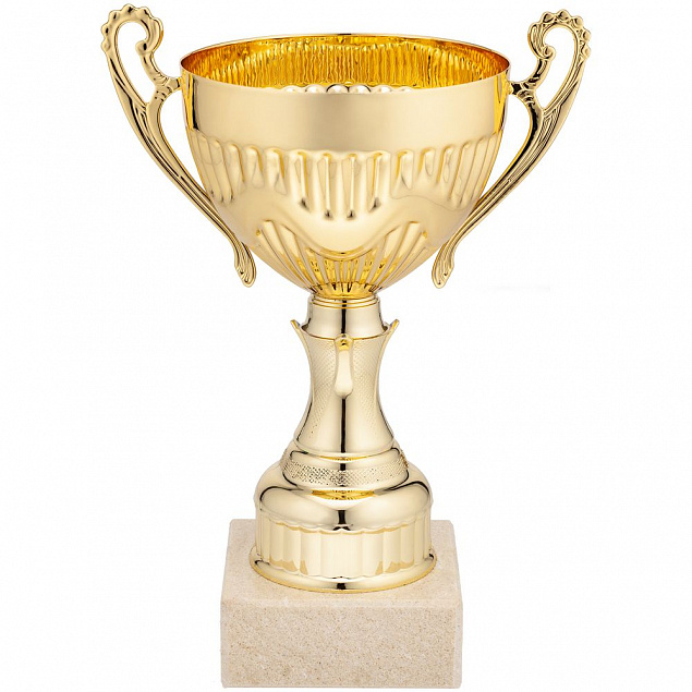 Кубок Dazzle, золотистый с логотипом  заказать по выгодной цене в кибермаркете AvroraStore
