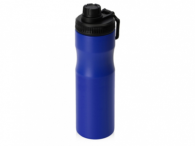 Бутылка для воды Supply Waterline, нерж сталь, 850 мл, синий/черный с логотипом  заказать по выгодной цене в кибермаркете AvroraStore